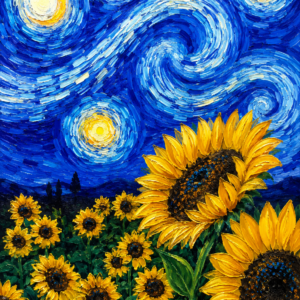 the art wine house, van gogh, wine art bar, paint bar, art and wine, pintar un cuadro fluoresecente valencia, pintar un cuadro valencia y beber vino, the starry night, la noche estrellada, planes valencia, que hacer en valencia, ocio valencia, planes ne pareja valencia, valencia secreta, sunflower