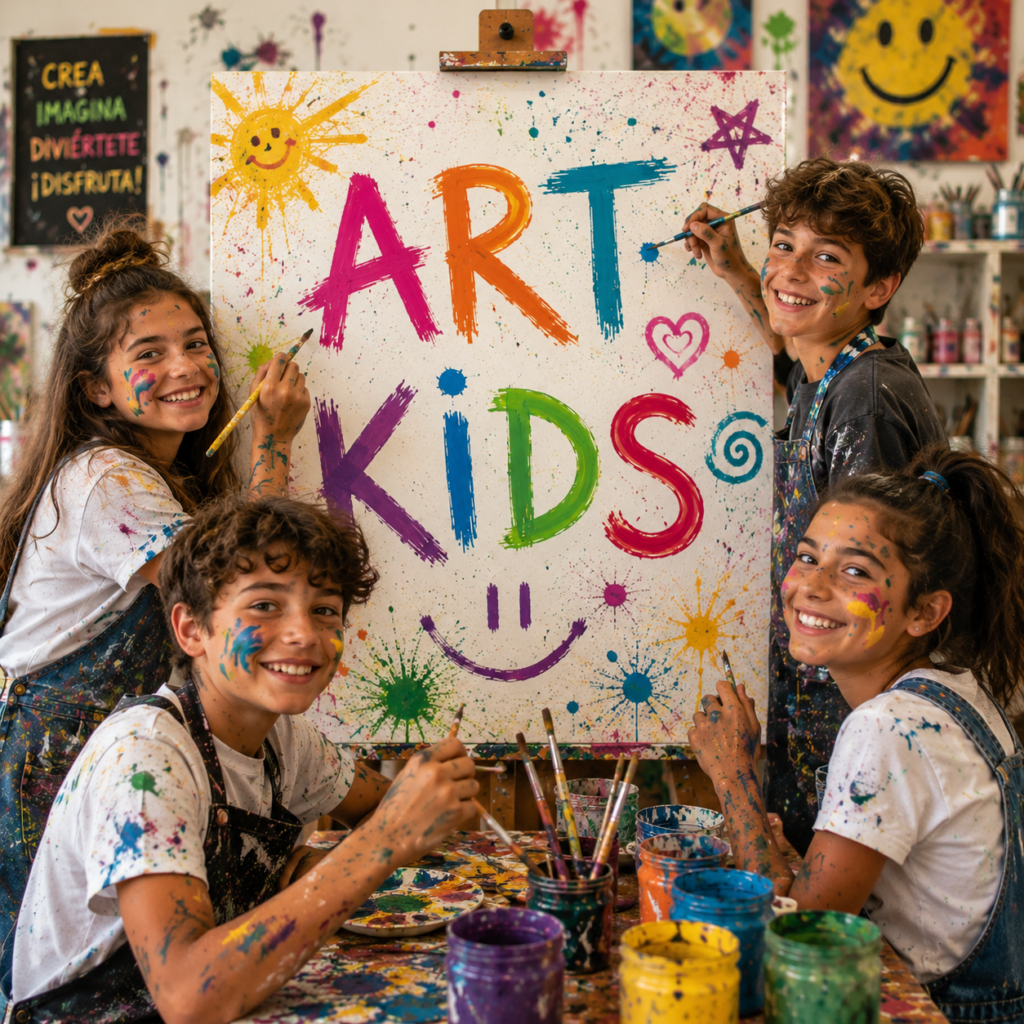 Taller de Art wine house para niños